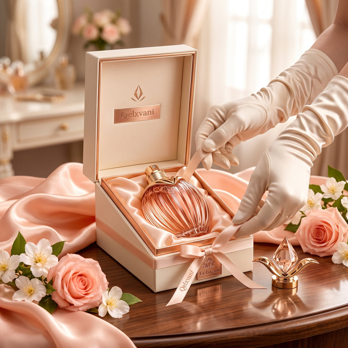 Rose Keepsake Perfume Gift Set