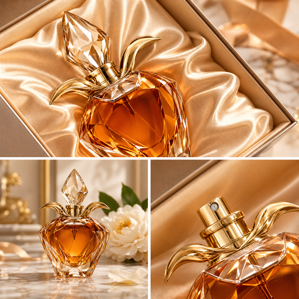 Amber Crystal Perfume Gift Set